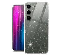 moex Sparky Case per Samsung Galaxy S23 Custodia con effetto glitter in silicone trasparente sottile e morbido custodia protettiva trasparente con design scintillante, trasparente