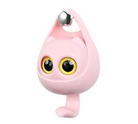 MOFALA Ganci creativi per gufi, ganci adesivi da appendere per gatti ammiccanti, ganci da parete non distruttivi con strisce adesive per appendere cappotti, cappelli, chiavi, borse (Rosa)
