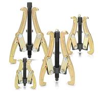 MOFEEZ Estrattore per Cuscinetti a 3 Ganasce da 7,6 cm, 10,2 cm, 15,2 cm, 20,3 cm, Strumento di rimozione per Ingranaggi scorrevoli, puleggia e volano (Oro)