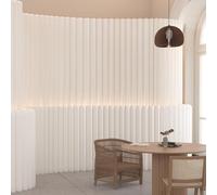 Mofgoe Divisorio per La Separazione degli Ambienti, Divisorio in Carta, Divisorio Pieghevole E Retrattile, Parete Divisoria Portatile per Ufficio, per Ufficio Domestico,L300*W26*H180cm