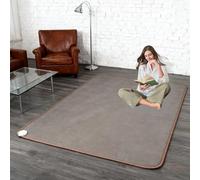 MOFGOE Scaldapiedi riscaldati sotto la scrivania, Tappetino riscaldante Elettrico in grafene con Timer di Riscaldamento rapido, per Yoga, Pilates, Esercizi, Cuscinetto,200 * 400cm