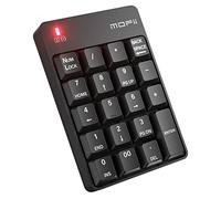 MOFII Tastiera numerica wireless Bluetooth 5.1, silenziosa, 19 tasti, tastierino numerico portatile, contabilità finanziaria, 10 tasti per laptop/notebook/Surface Pro/PC, nero