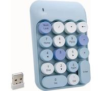 MOFII Wireless Keyboard + Mouse Set Bean 2.4G (White-Green)