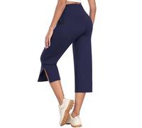 MoFiz Pantaloni da Escursionismo Donna Capri Yoga Pantaloni Estate Asciugatura Rapida Traspiranti Leggins per Corsa Palestra