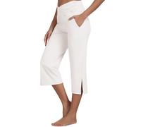 MoFiz Pantaloni da Escursionismo Donna Capri Yoga Pantaloni Estate Asciugatura Rapida Traspiranti Leggins per Corsa Palestra
