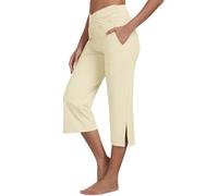 MoFiz Pantaloni da Escursionismo Donna Capri Yoga Pantaloni Estate Asciugatura Rapida Traspiranti Leggins per Corsa Palestra