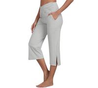 MoFiz Pantaloni da Escursionismo Donna Capri Yoga Pantaloni Estate Asciugatura Rapida Traspiranti Leggins per Corsa Palestra