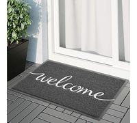 Mofonky Zerbino Ingresso, Esterno Interno Tappeto Ingresso casa Zerbino con Scritta Welcome, Antiscivolo Assorbente Resistente allo sporco Tappeto Cucina Tappeto Asciugapassi Tappeto Entrata Zerbino