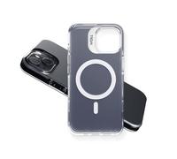 MOFT Custodia per telefono magnetica forte, Magsafe Enhanced a prova di caduta protezione antigraffio auto-guarigione, resistente al giallo per iPhone 14 Pro Max, Nero