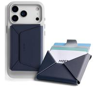 MOFT Portafoglio Magsafe, Porta 8 Carte, Supporto Magnetico per Telefono con Design Pull to Access, Blocco RFID, Regolazione dell'Angolo e Campo Magnetico MOVAS, Portafoglio Minimalista per Uomo