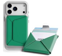 MOFT Portafoglio Magsafe Slim Magnetic 8, porta carte, portafoglio a scatto con design Pull to Access, blocco RFID, MOVAS Veagn portafoglio da viaggio minimalista per uomini e donne, Oz Verde