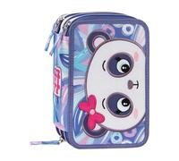 Mofu Mofu Astuccio Scuola Corredo 3 Zip Panda