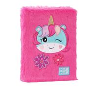 MOFU MOFU - Diario Scuola 2025-2026, Agenda 12 Mesi per Bambini e Ragazzi, Copertina in Plush e Dettagli Ricamati, 352 Pagine Colorate con Attività e Giochi, per Scuola Elementare e Media, 13x18.5h cm