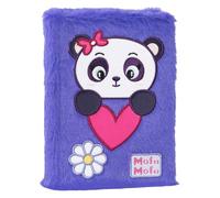 MOFU MOFU - Diario Scuola 2026-2027, Agenda 12 Mesi per Scuola Elementare e Media, Copertina in Plush e Dettagli Ricamati, 352 Pagine Colorate con Attività e Giochi, per Bambini e Bambine, 13x18.5 cm