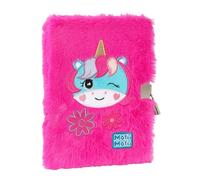 Franco Cosimo Panini Mofu Mofu - Diario Segreto, Diario con Lucchetto per Bambine e Ragazze, con Copertina Imbottita e Stickers Colorati, Ideale per Scrivere Pensieri, 13x19 cm