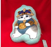 Mofusand Monster Hunter Arzuros cuscino fustellato per gatti blu chiaro Capco...