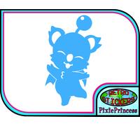 Mog Moogle Final Fantasy C Adesivo Parete Vinile Poster Camera Videogioco