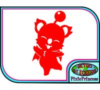 Mog Moogle Final Fantasy C Adesivo Parete Vinile Poster Camera Videogioco