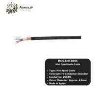 Mogami W2893 Mini Quad Audio Cavo Pretagliato Lunghezza 33ft-82ft DIY...