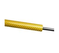 MoGas Della Cappa Sollevatore 1PC Anteriore Hood Ammortizzatore Cofano Ammortizzatore A Gas Molla Sollevamento Supporto Prop 5K0823359D Per VW Per Golf Mk6 2008-2013(Yellow carbon fiber)