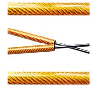 MoGas Della Cappa Sollevatore 2PCS Anteriore Cappuccio Cofano Fibra Carbonio Ammortizzatori Gas Sollevamento Supporta Auto-Styling Per Ford Per Kuga Per Fuga 2013-2019(Orange carbon fiber)