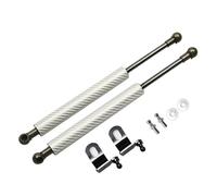 MoGas Della Cappa Sollevatore Anteriore Cofano Cofano Ammortizzatori A Gas Ammortizzatore Pistoni Ascensore Supporta Per SEAT Per Ateca KH7 2016 2017 2018 2019-2023(Silver carbon fiber)