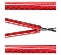 MoGas Della Cappa Sollevatore Cofano Anteriore Modifica Molle Gas Ammortizzatore Supporta Aste Auto-styling Ammortizzatore Per SEAT Per Ibiza Mk3 (6L) 2002-2008(Red carbon fiber)