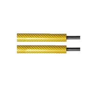 MoGas Della Cappa Sollevatore Per Cofano Alluminio Anteriore Cofano Modificare Ammortizzatori Gas Fibra Carbonio Per Nissan 370Z Per Fairlady Z Z34 2009-2020(YELLOW CARBON FIBER)
