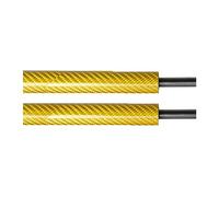 MoGas Della Cappa Sollevatore Supporti Sollevamento Cofano Anteriore Anteriore Modifica Ammortizzatori A Gas A Molla Senza Trapano Per SEAT Per Leon MK3 5F 2012-2020(Yellow Carbon Fiber)