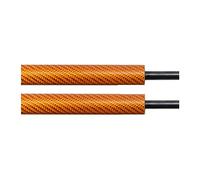 MoGas Della Cappa Sollevatore Supporti Sollevamento Cofano Anteriore Automatico 4 Pezzi Per Bentley Per Continental Gt Gtc 2011 2012 2013-2018 Ammortizzatori Gas Struts(Orange Carbon Fiber)