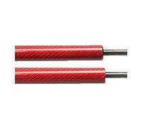 MoGas Della Cappa Sollevatore Supporti Sollevamento Cofano Anteriore Automatico 4 Pezzi Per Bentley Per Flying Per Spur 2014 2015 2016 2017-2019 Ammortizzatori Gas Struts(Red Carbon Fiber)