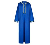 Moggemol Bambini Tòbè Islamico Ragazzi Kaftan Musulmano Arabo Un Ragazzo | Maniche Lunghe,Silhouette Fit Allargato E Rilassato,Roba La Preghiera Musulmana,Vita Quotidiana Informale,Occasioni Speciali