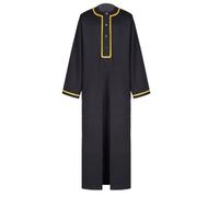 Moggemol Bambini Tòbè Islamico Ragazzi Kaftan Musulmano Arabo Un Ragazzo | Maniche Lunghe,Silhouette Fit Allargato E Rilassato,Roba La Preghiera Musulmana,Vita Quotidiana Informale,Occasioni Speciali