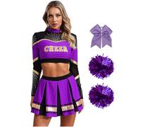 Moggemol Uniformi E Costumi La Donna E Bambine Manifestazioni Sportive Outfit Le Esibizioni Abbigliamento Sportivo Abbigliamento Club Viola L