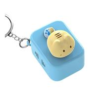 Moggie Portatile Temi Musica Giocare StressReliever Keychain Office Desk Accessorio Con Decors Button E Decor Musical Ansia Relief Portachiavi