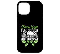 Moglie della fattoria per il meglio o il peggio agricoltore amante divertente agricoltore Custodia per iPhone 12 mini