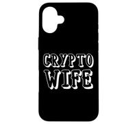 Moglie di criptovaluta per donne di criptovaluta nel Web 3 NFT DeFi Custodia per iPhone 16 Plus