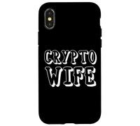 Moglie di criptovaluta per donne di criptovaluta nel Web 3 NFT DeFi Custodia per iPhone X/XS