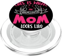 Moglie, Donne e questo è ciò che sembra una mamma fantastica PopSockets PopGrip per MagSafe