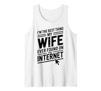 Moglie Mai Trovato su Internet Divertente Marito Canotta