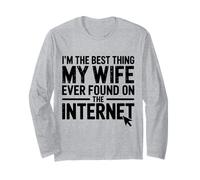 Moglie Mai Trovato su Internet Divertente Marito Maglia a Manica