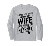 Moglie Mai Trovato su Internet Divertente Marito Maglia a Manica