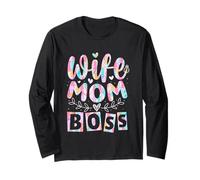 Moglie Mamma Boss Ispirazione Vibes Positive Maglia a Manica