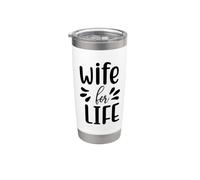 Moglie Per La Vita Amore Matrimonio Matrimonio Bicchiere termico in acciaio inox doppia parete