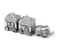 Mogokoyo - Portaspazzolino argentato con scritta"My First Tooth and Curl", per bambini