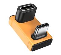 MOGOOD 180 Gradi USB-C Adattatore 140W, 1 Pezzi Tipo C Maschio a Tipo C Femmina Adattatore, USB-C 180°Estensore compatibile con Steam Deck, Switch, Laptop, Tablet, Telefono