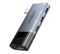 MOGOOD 4 in 1 Hub Tipo C, Adattatore Multiporta USB C 5Gbps, Splitter Tipo C da Ricarica PD da 100W, Compatibile con iPhone, iPad, MacBook, Laptop