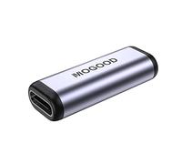MOGOOD Accoppiatore USB C 1Pezzi, Supporto 100W Potenza di Ricarica e Velocità di Trasferimento Dati 40Gbps, 8K@60Hz Risoluzione ad alta Definizione, Adattatore Femmina USB C a Femmina Durevole