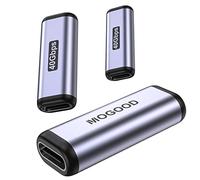 MOGOOD Accoppiatore USB C 3Pezzi, Supporto 100W Potenza di Ricarica e Velocità di Trasferimento Dati 40Gbps, 8K@60Hz Risoluzione ad alta Definizione, Adattatore Femmina USB C a Femmina Durevole