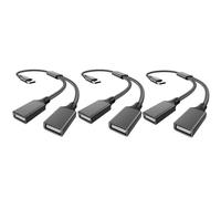 MOGOOD Adattatore da USB C a doppia USB femmina Tipo C a doppio cavo USB 2.0 OTG Splitter Convertitore per MacBook Pro, Google Pixel, Galaxy S22/S21/Note 8.